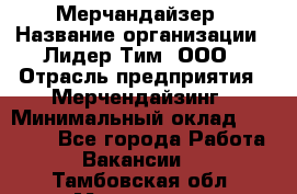 Мерчандайзер › Название организации ­ Лидер Тим, ООО › Отрасль предприятия ­ Мерчендайзинг › Минимальный оклад ­ 14 000 - Все города Работа » Вакансии   . Тамбовская обл.,Моршанск г.